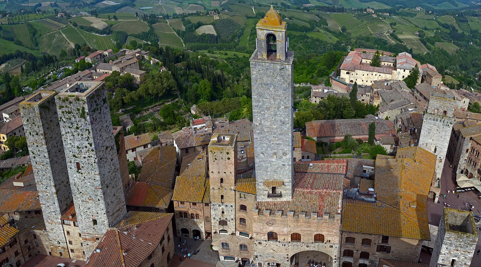 The medieval towers of San Gimignano, Italy