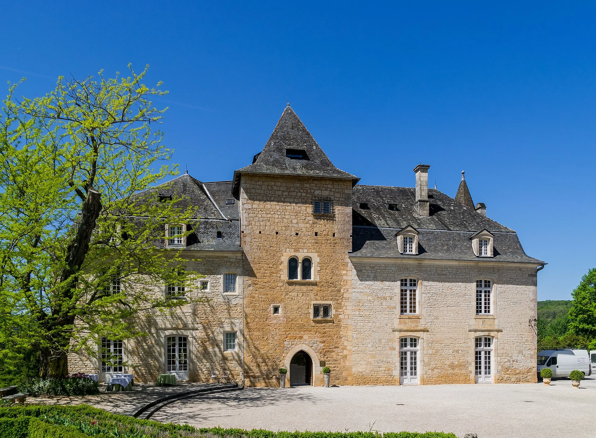 A château in the Lot valley, France