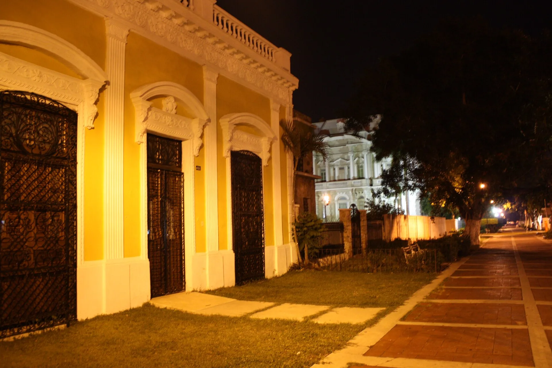 A colourful colonial street in Mérida, Yucatán, Mexico