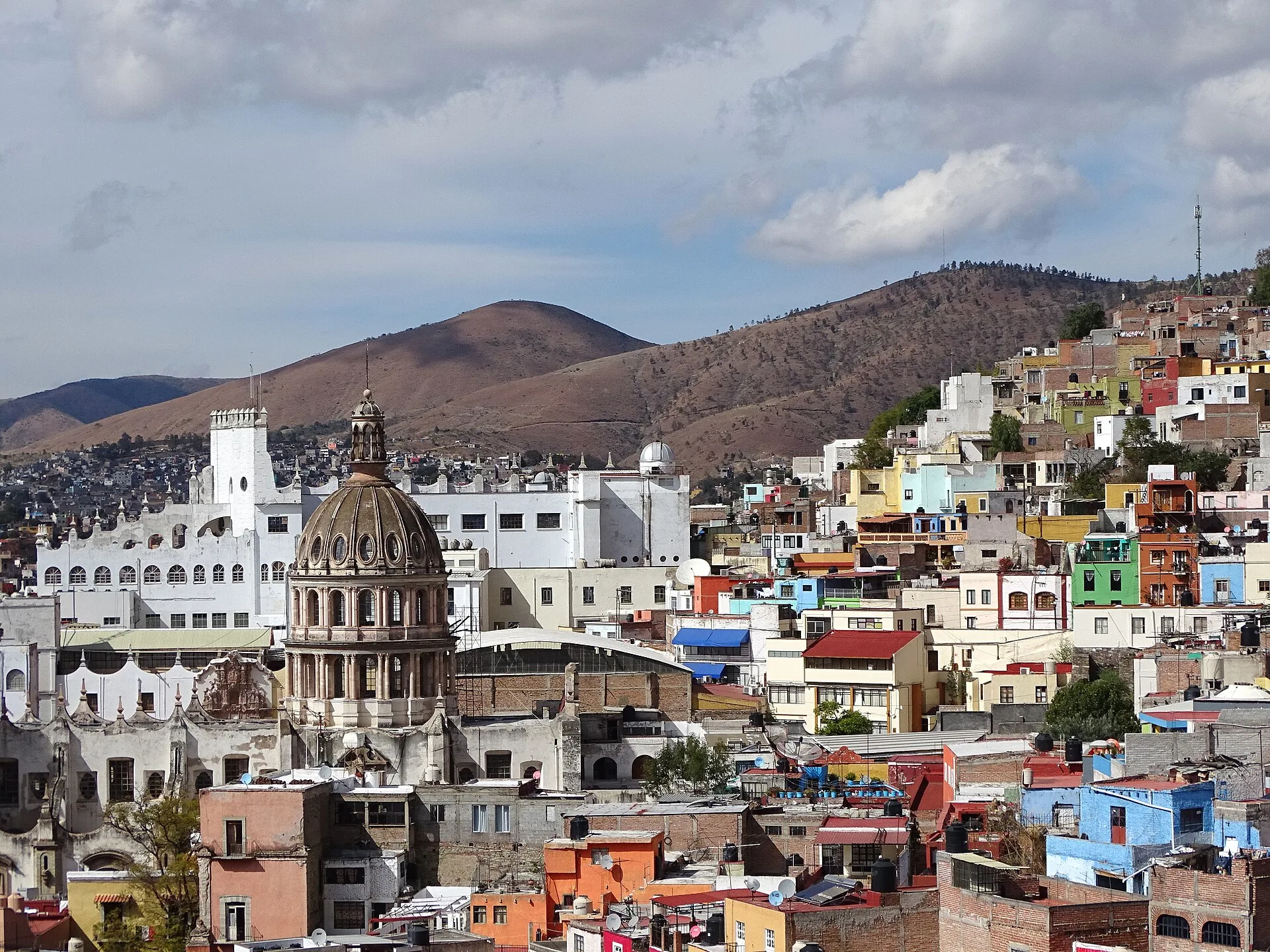 The colourful historic city of Guanajuato, Mexico