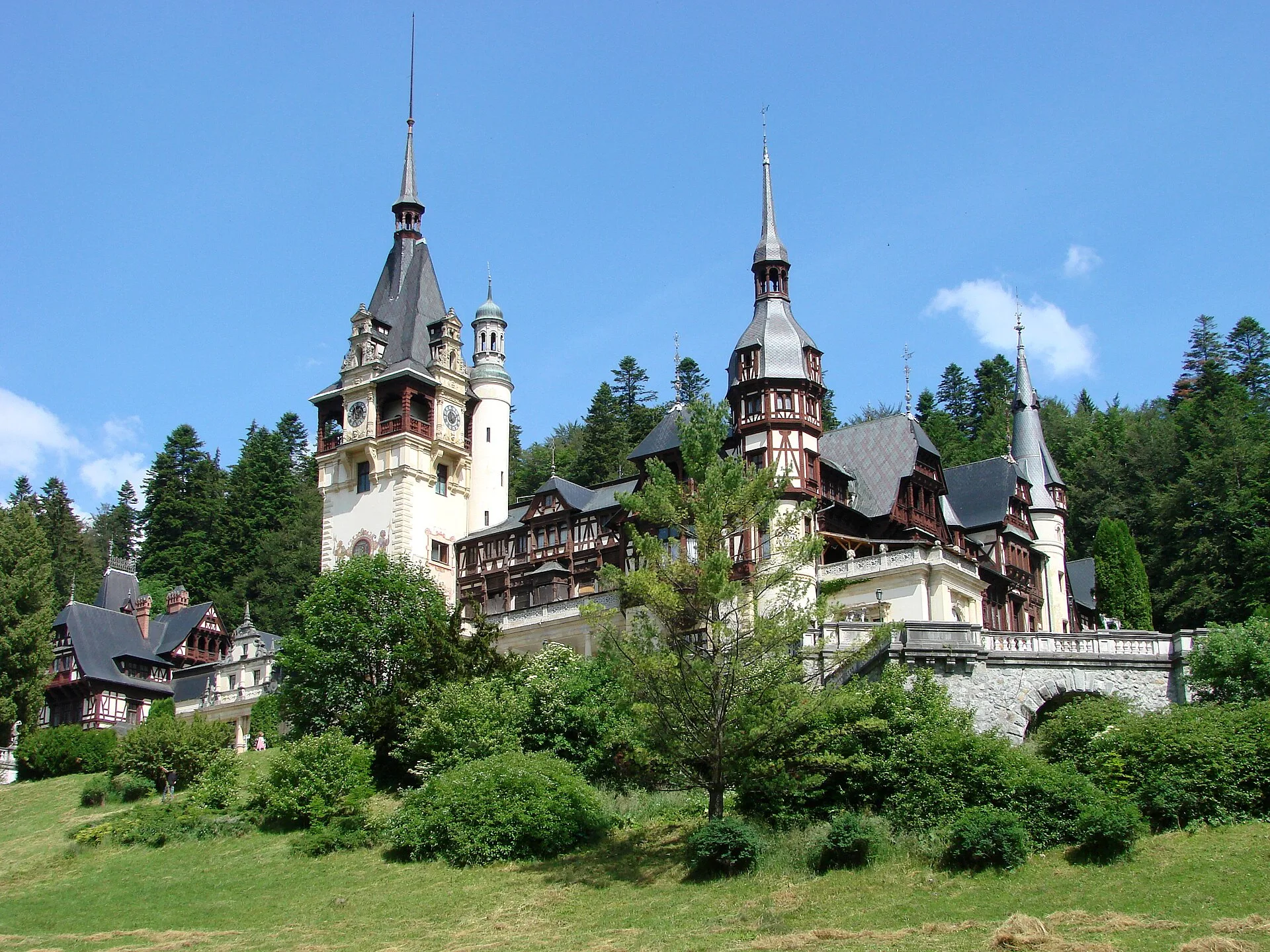 A historic castle in Transylvania, Romania
