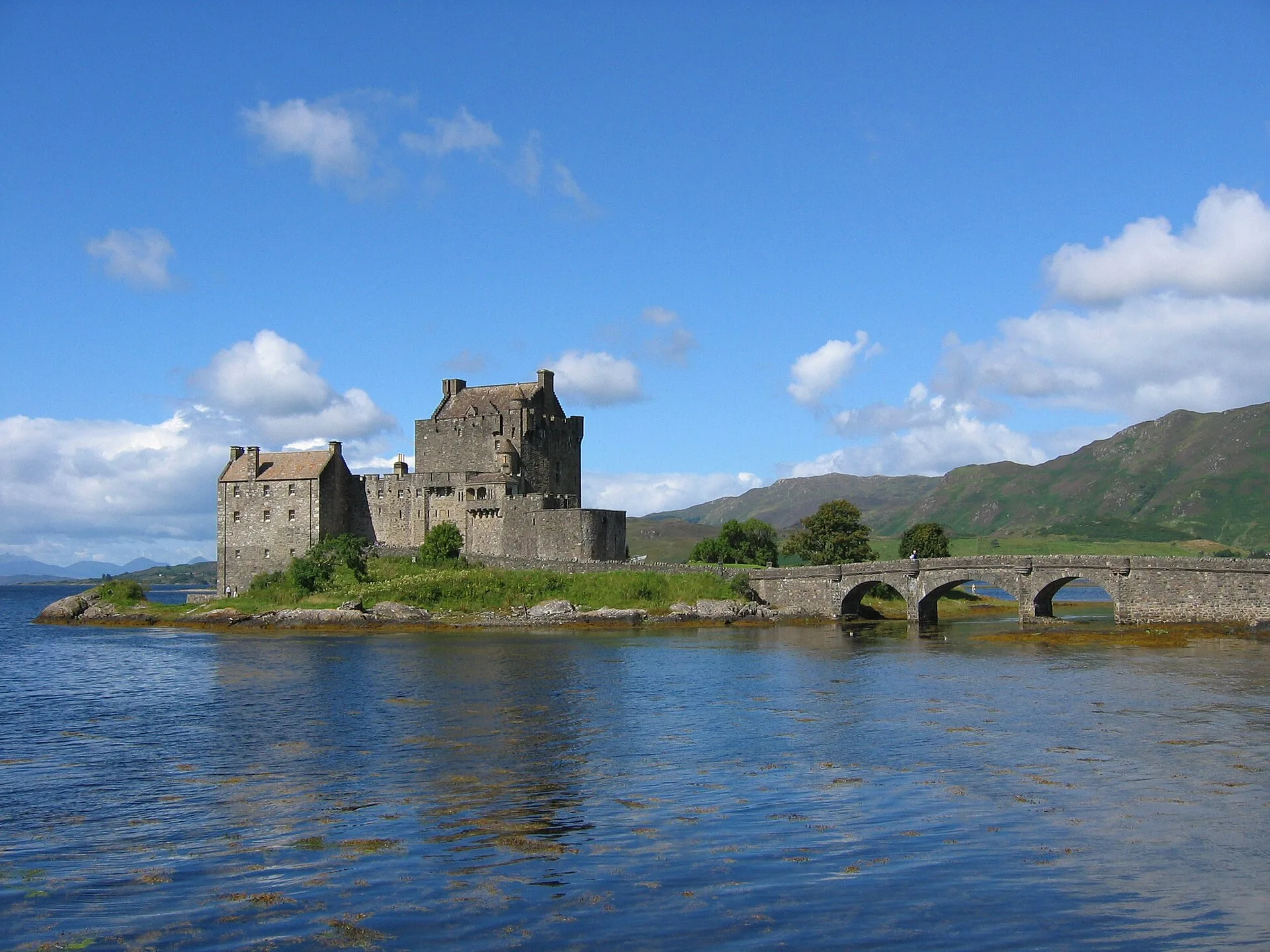 A historic Scottish castle in the Highlands