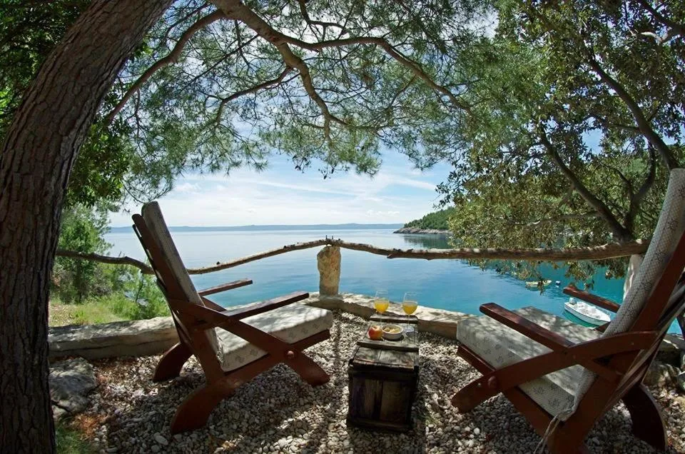 Adriatic coastal villa or stylish beach house in Croatia