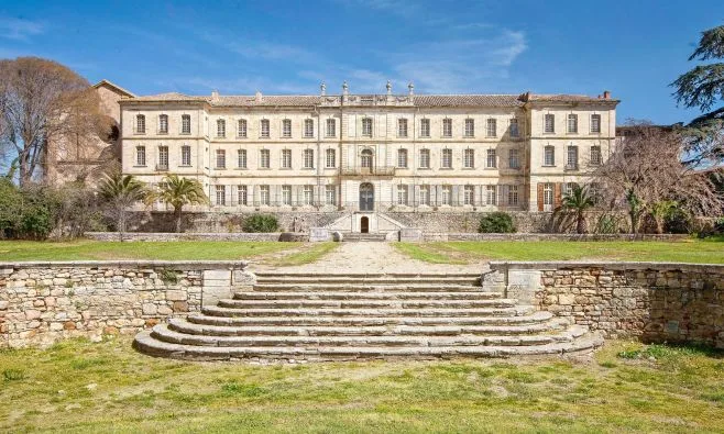 Elegant château in Occitanie with visible grounds
