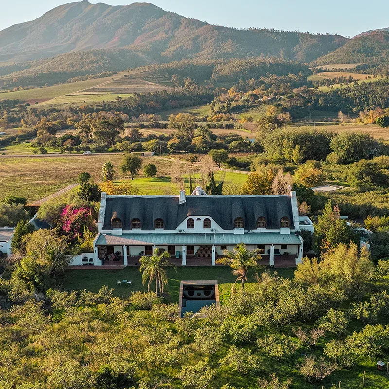 Vineyard estate or wine-country home in the Cape Winelands
