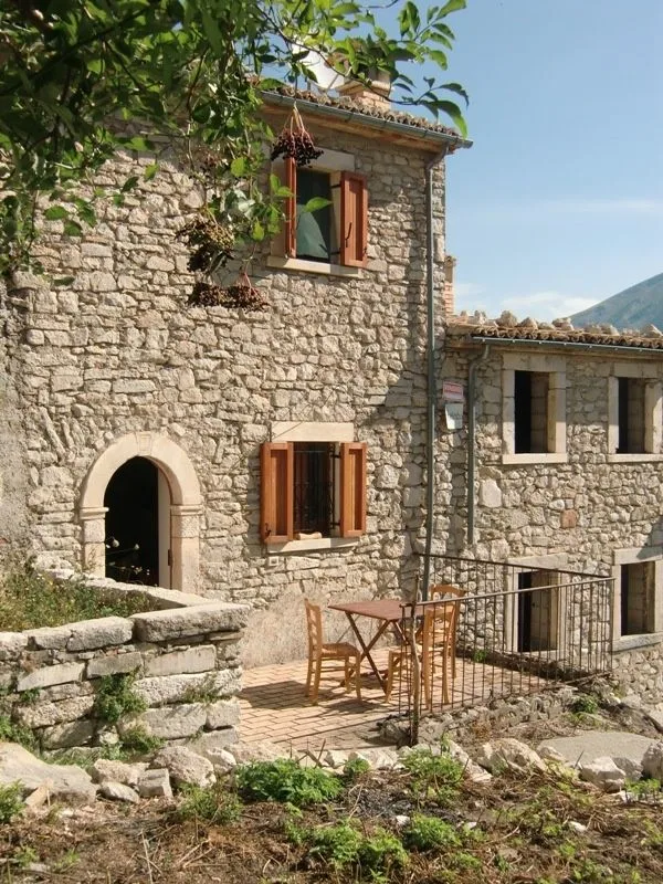Traditional village house in Abruzzo