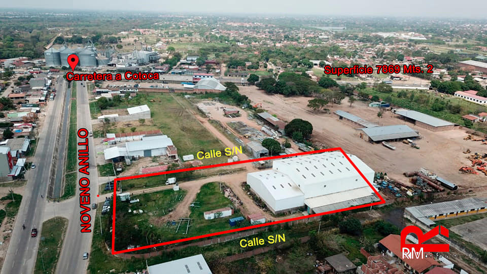 Terreno en venta sobre 9no anillo /Cotoca