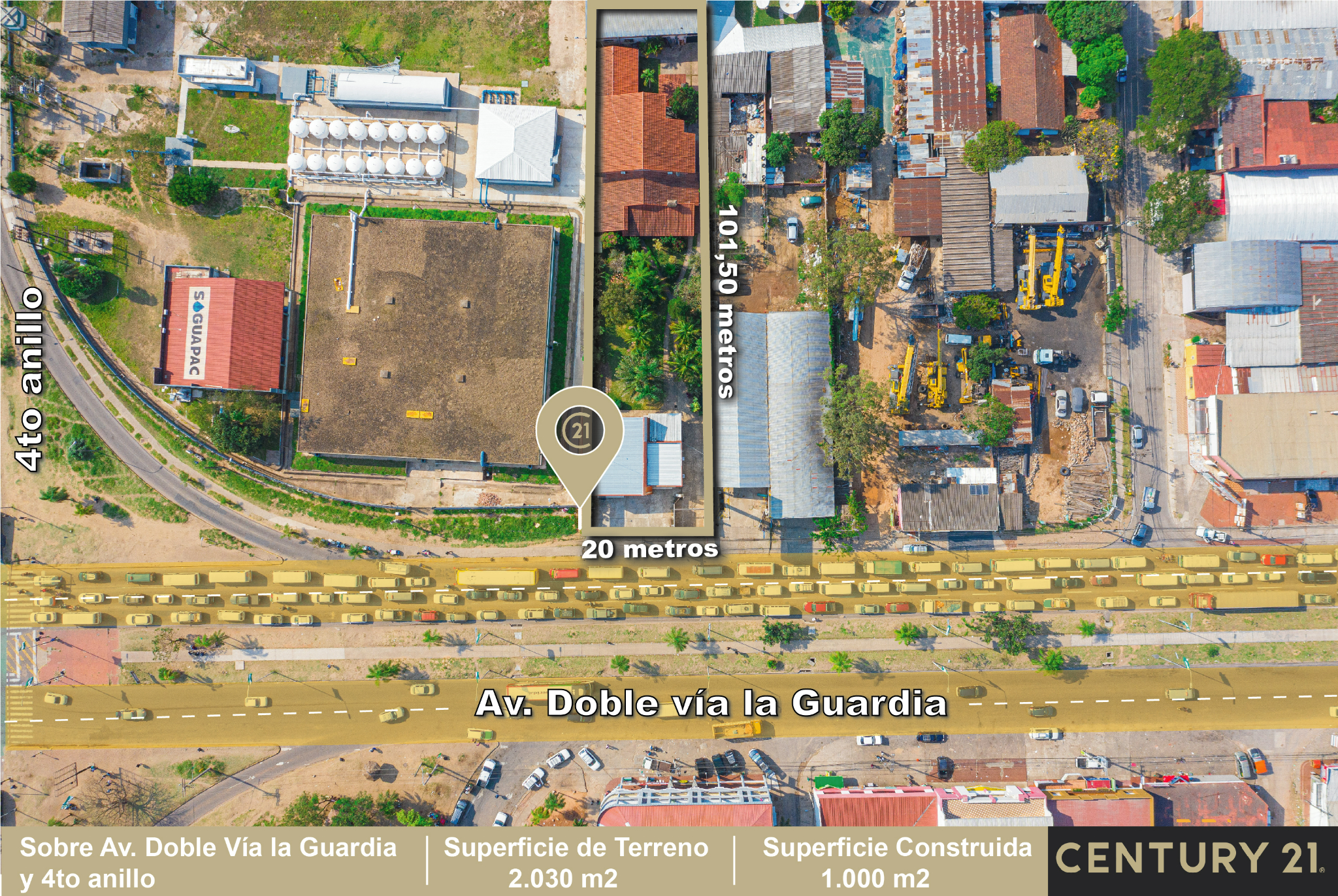 INMUEBLE EN VENTA SOBRE DOBLE VIA LA GUARDIA Y 4TO ANILLO - Photo 2