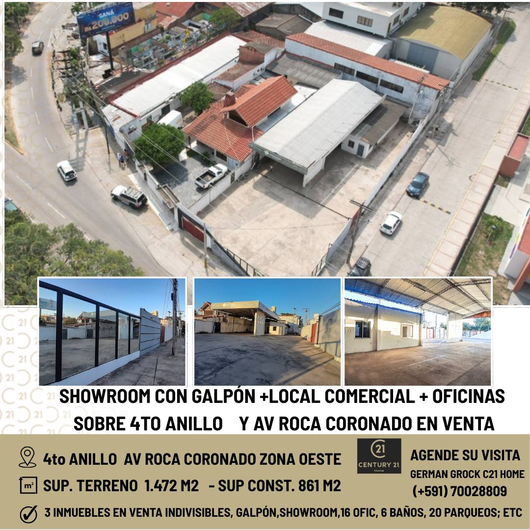 Showroom,galpon,local Comercial Y Oficinas En Venta