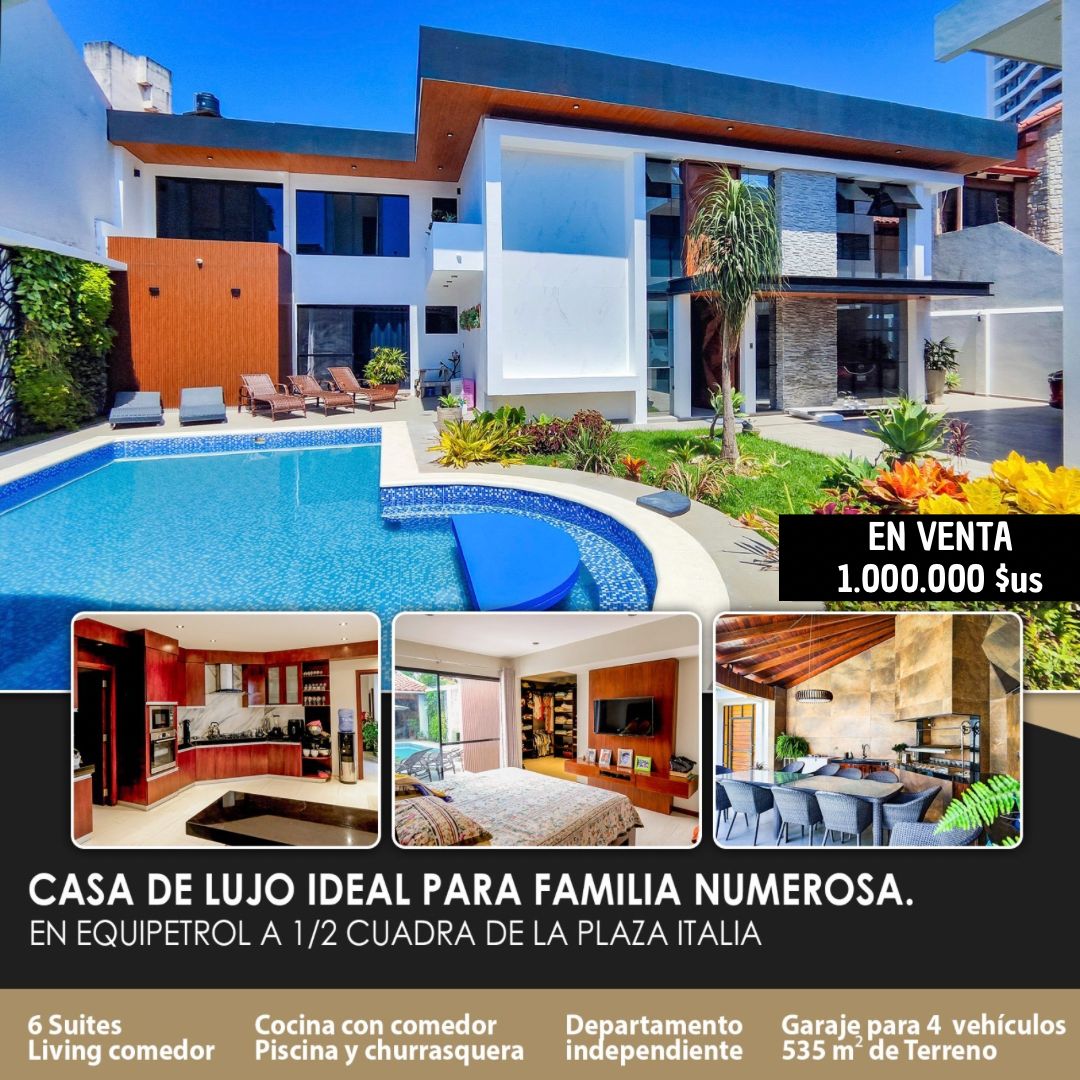 CASA DE LUJO EN VENTA - EQUIPETROL