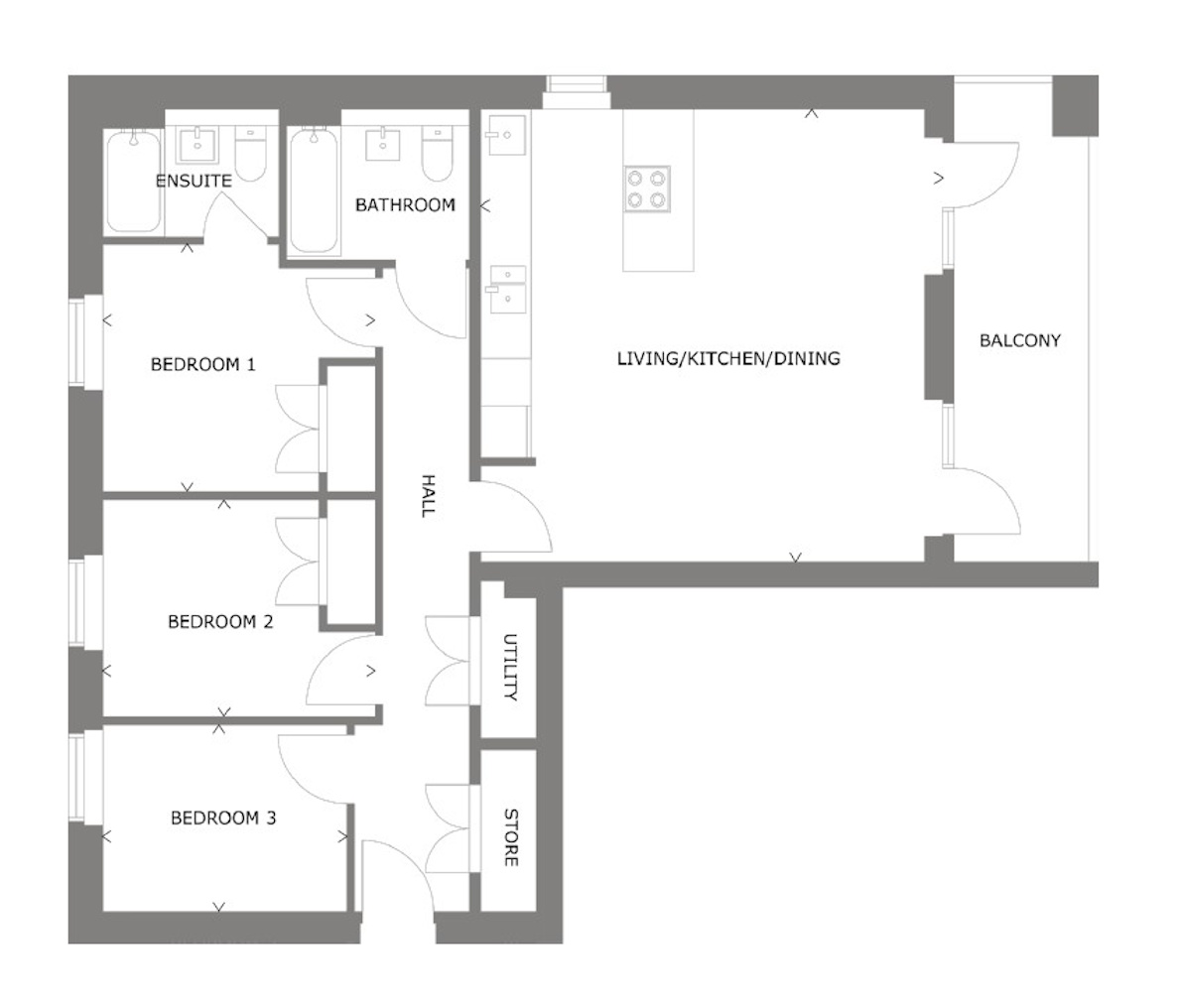 3 bedroom apartment for sale - Photo 5