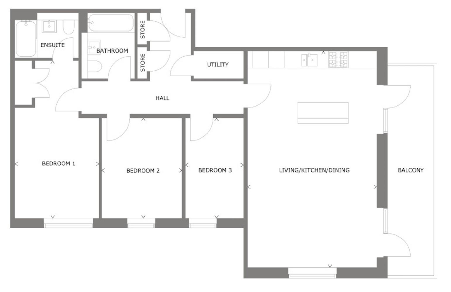 3 bedroom apartment for sale - Photo 5