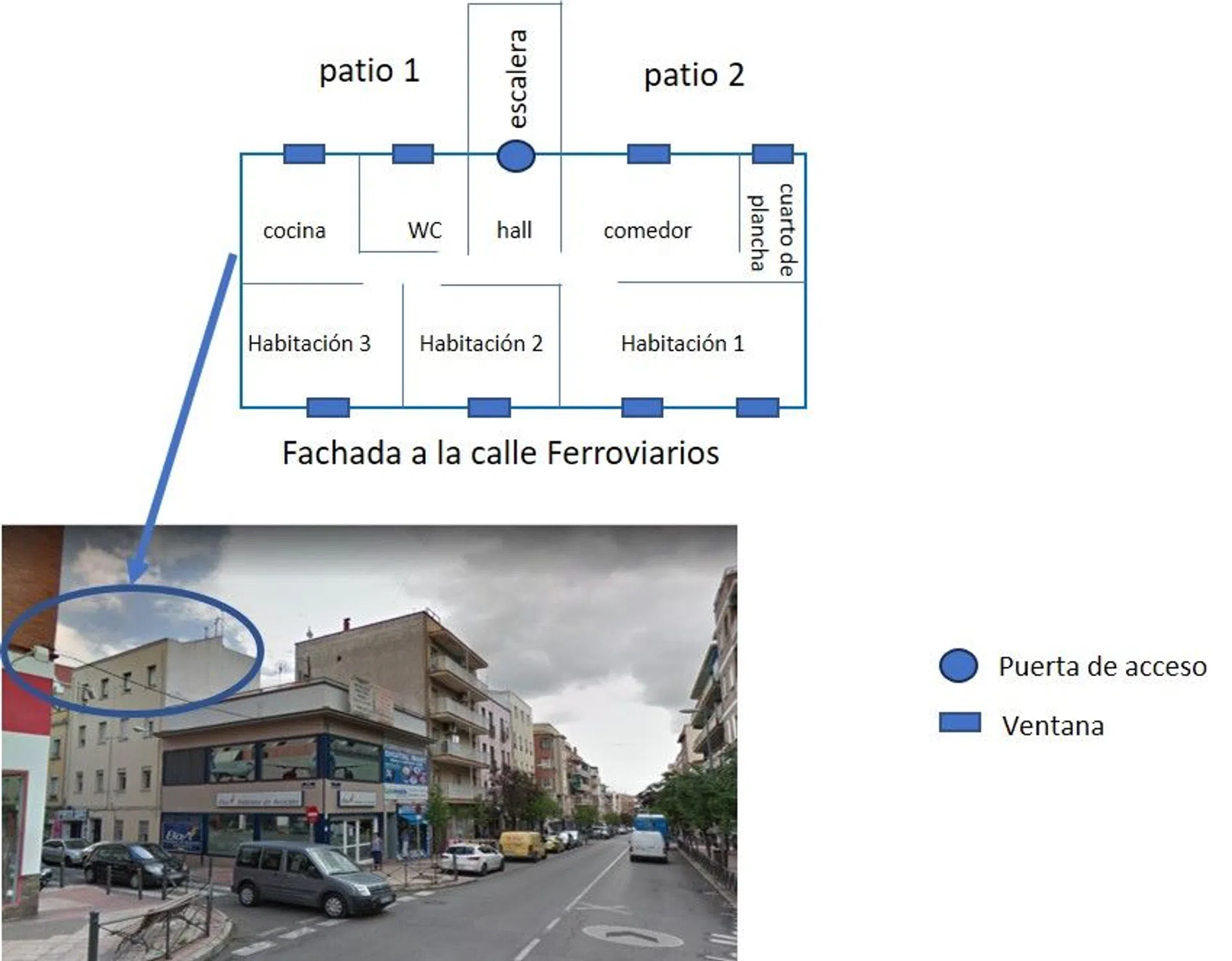 Piso en calle de Ferroviarios