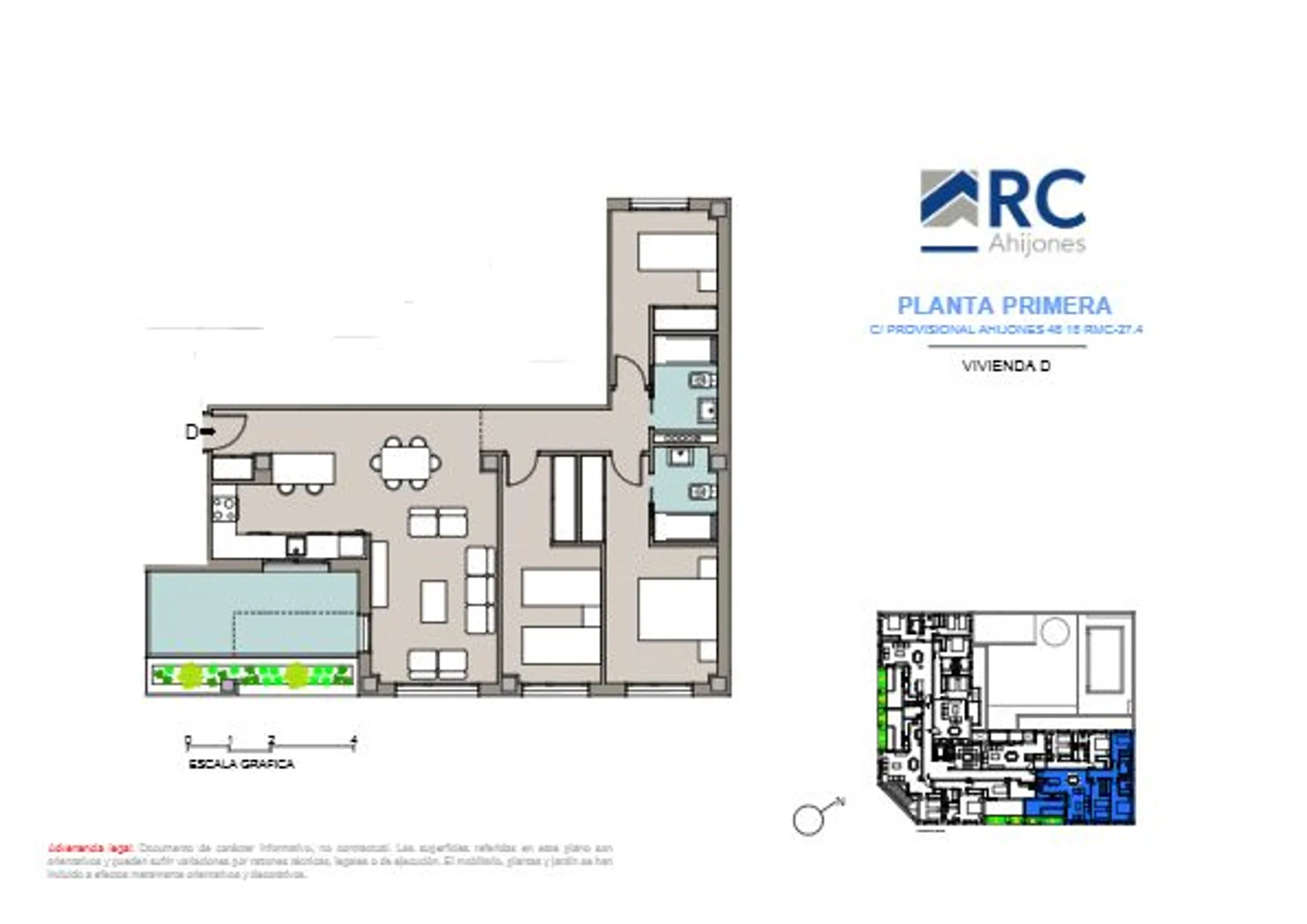 Piso en calle Provisional Ahijones 48, 18