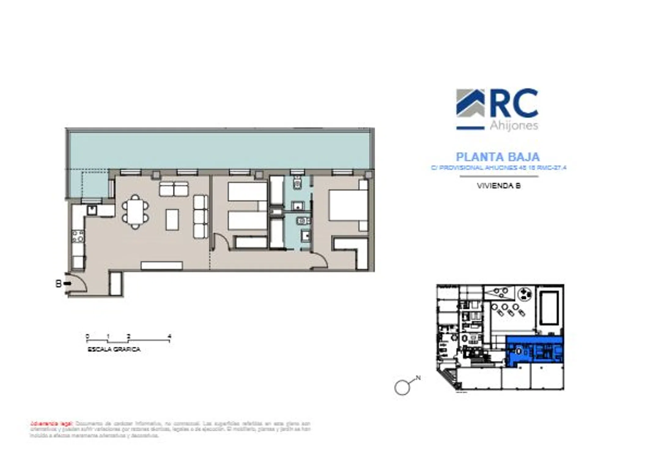 Piso en calle Provisional Ahijones 48, 18