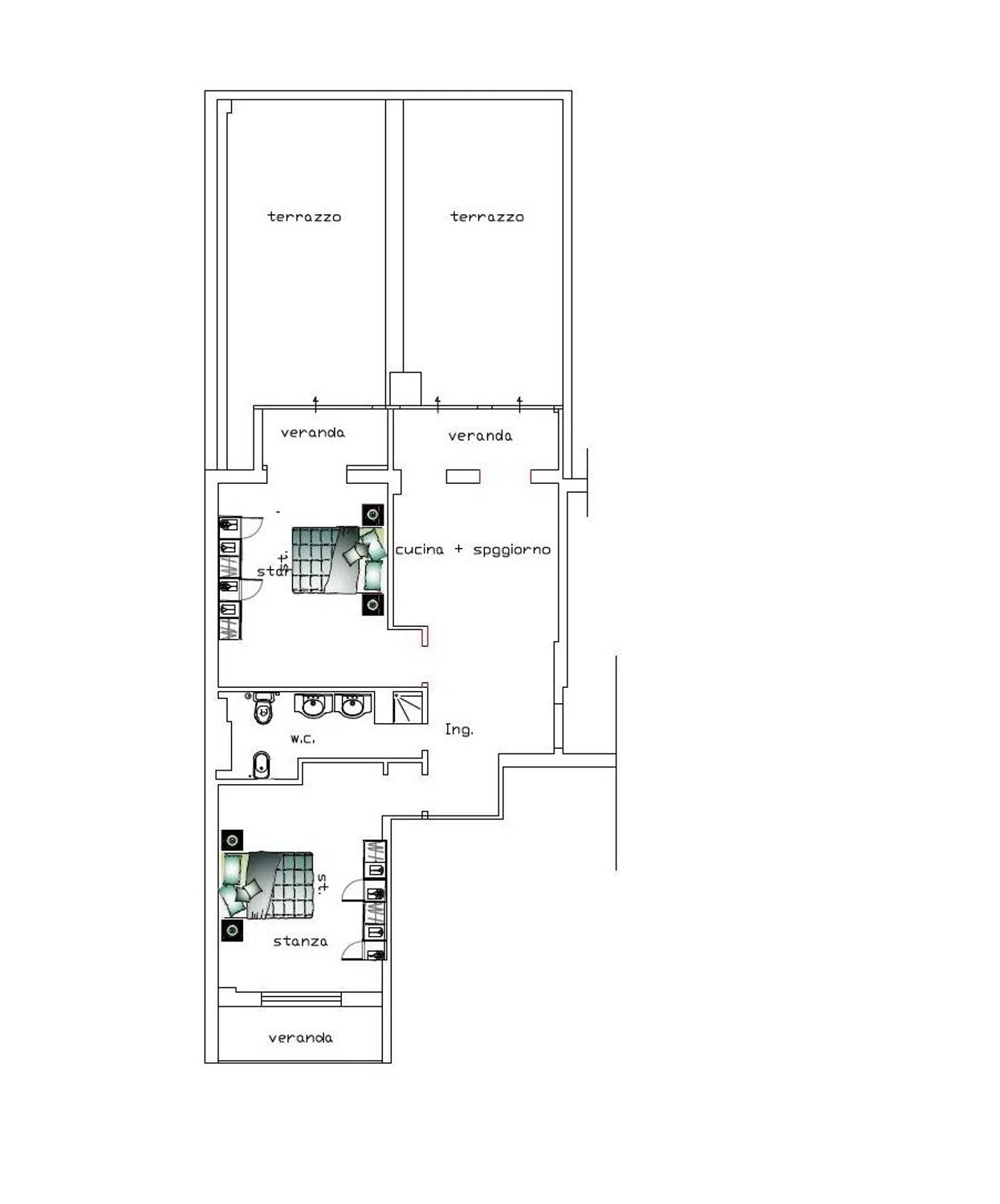 Trilocale in via Tiburtina 371 - Photo 12