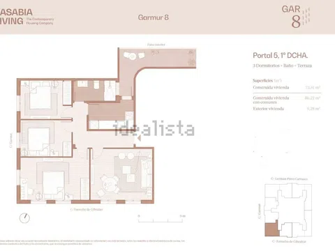 Flat in calle Garmur, 8 - Photo 6