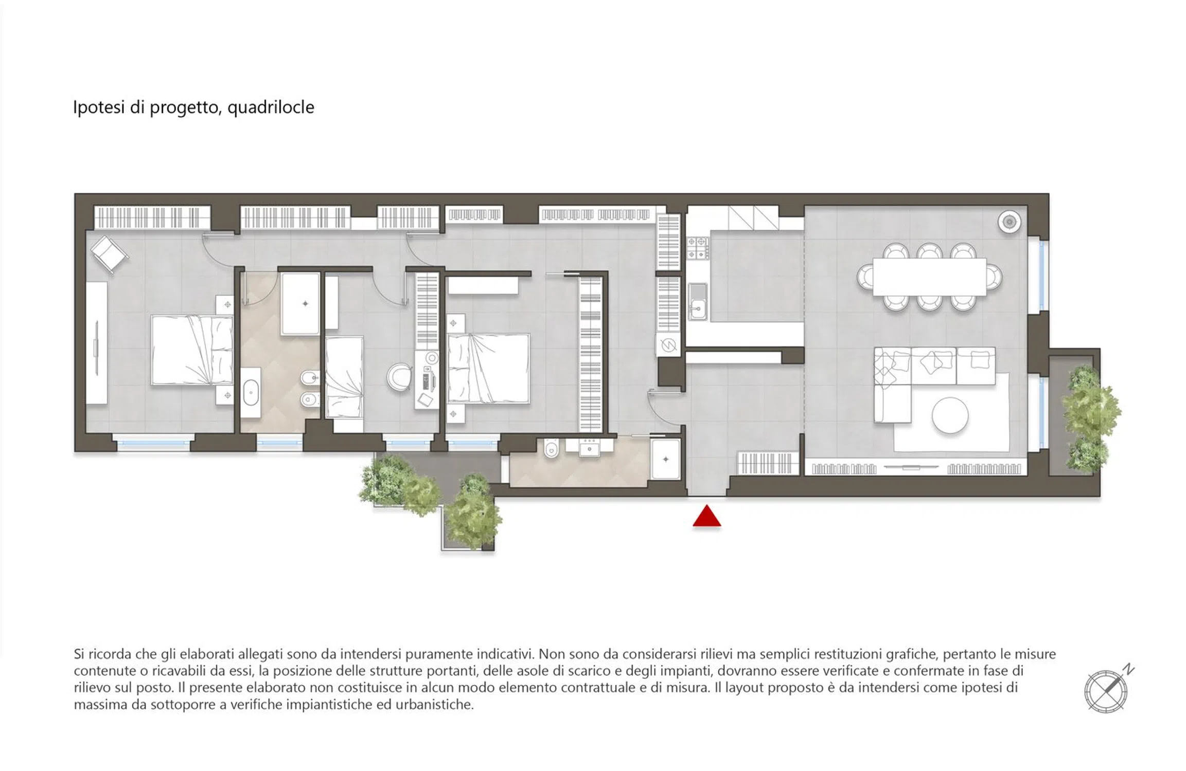 Quadrilocale in viale Gran Sasso, 20 - Photo 20