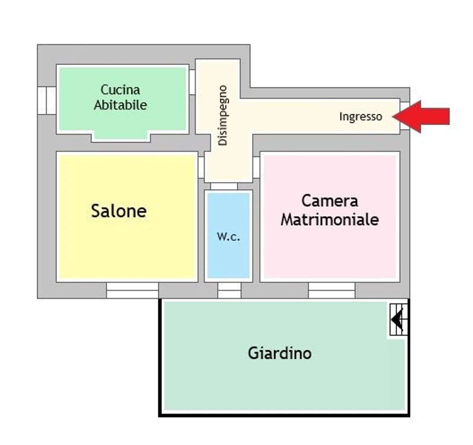 Bilocale in via del Podere Rosa, 92 - Photo 13