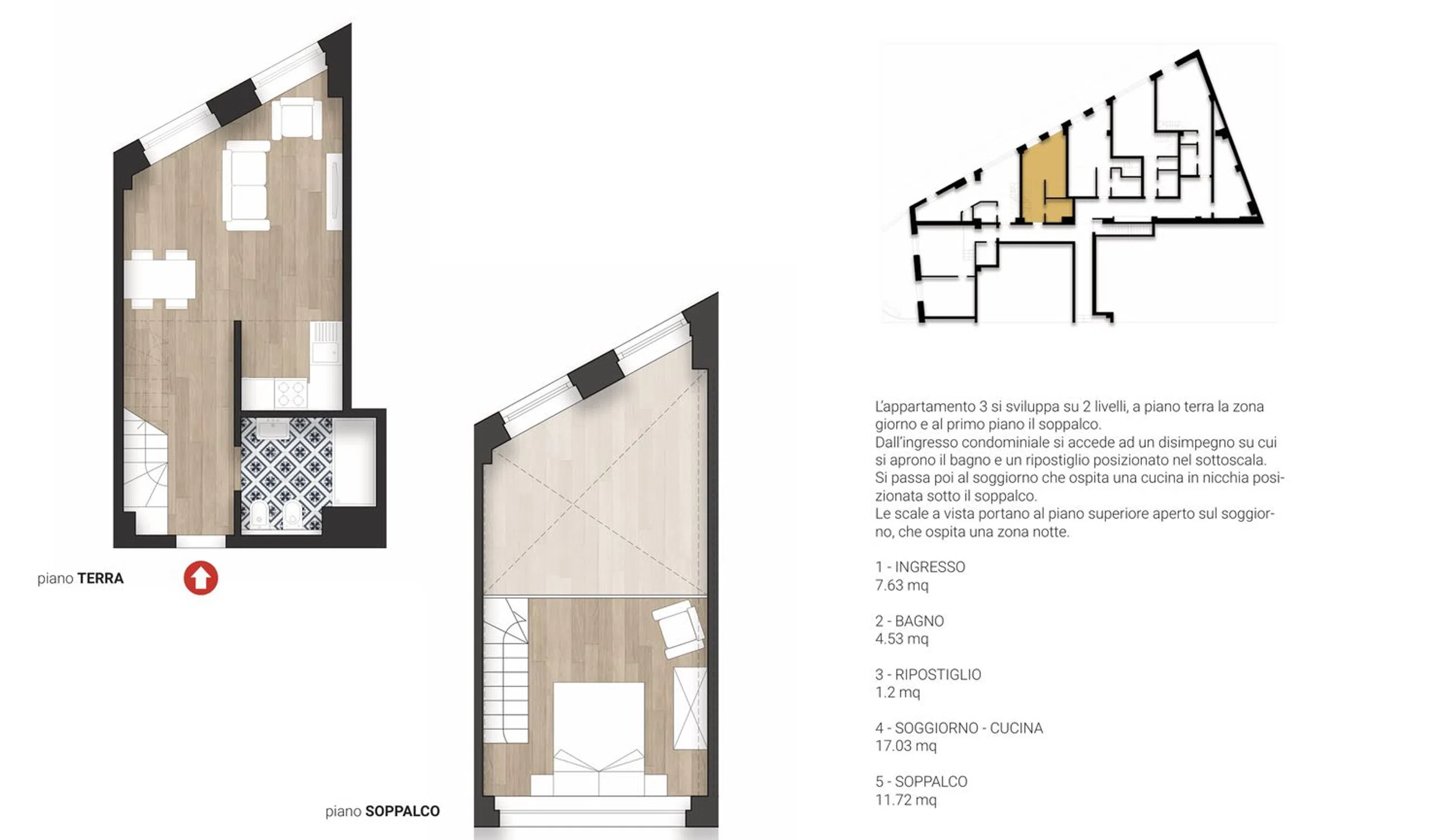 Appartamento su due piani in via Cittadella, 50 - Photo 18