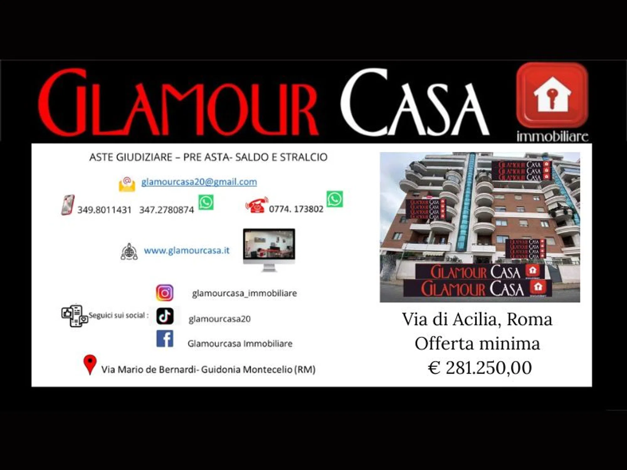 Trilocale in via di Acilia