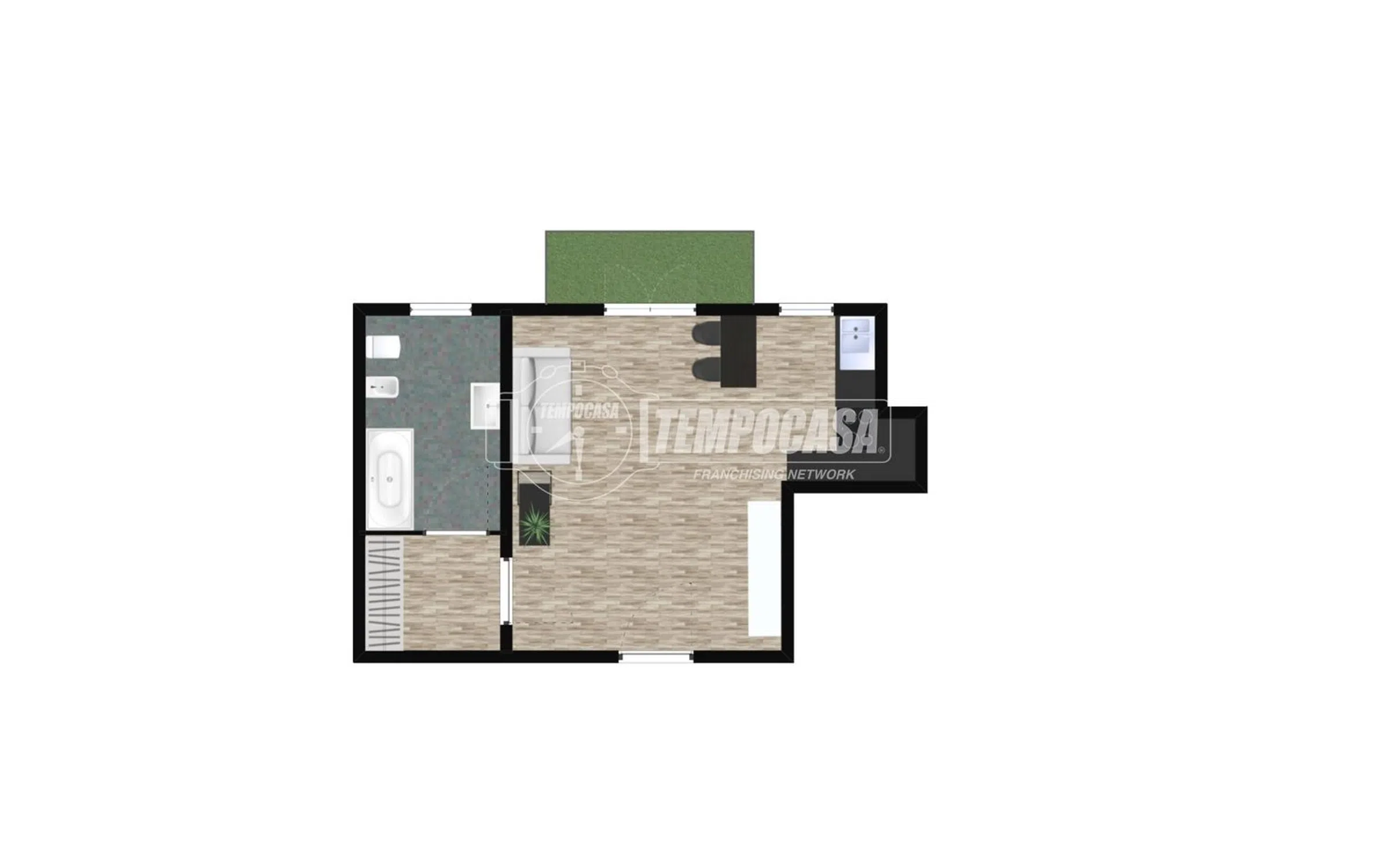 Monolocale in via Privata Luigi Borgomainerio, 30 - Photo 10