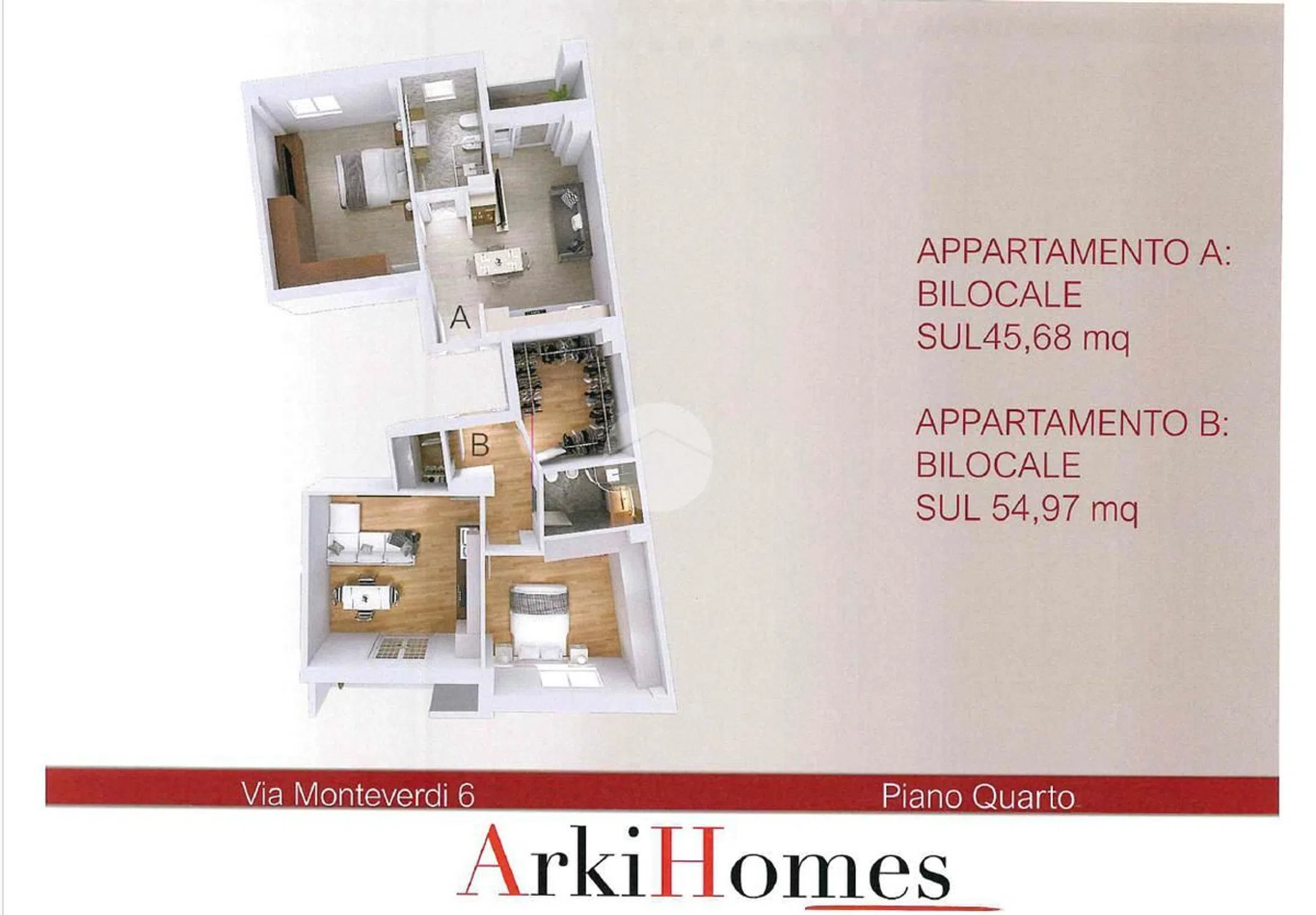 Bilocale in via Claudio Monteverdi, 6 - Photo 4