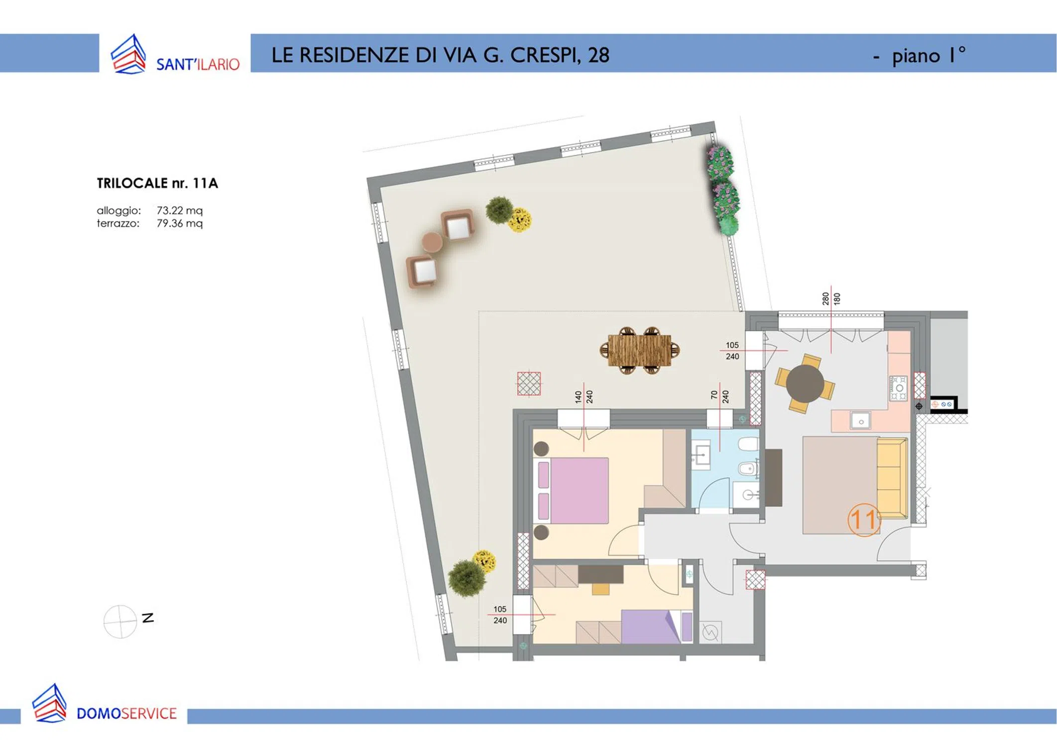 Trilocale in via Gaetano Crespi, 28 - Photo 12