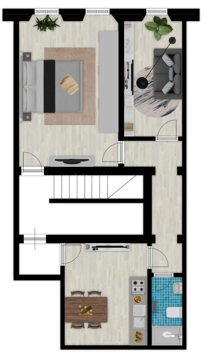 Trilocale in via Guelfa - Photo 12