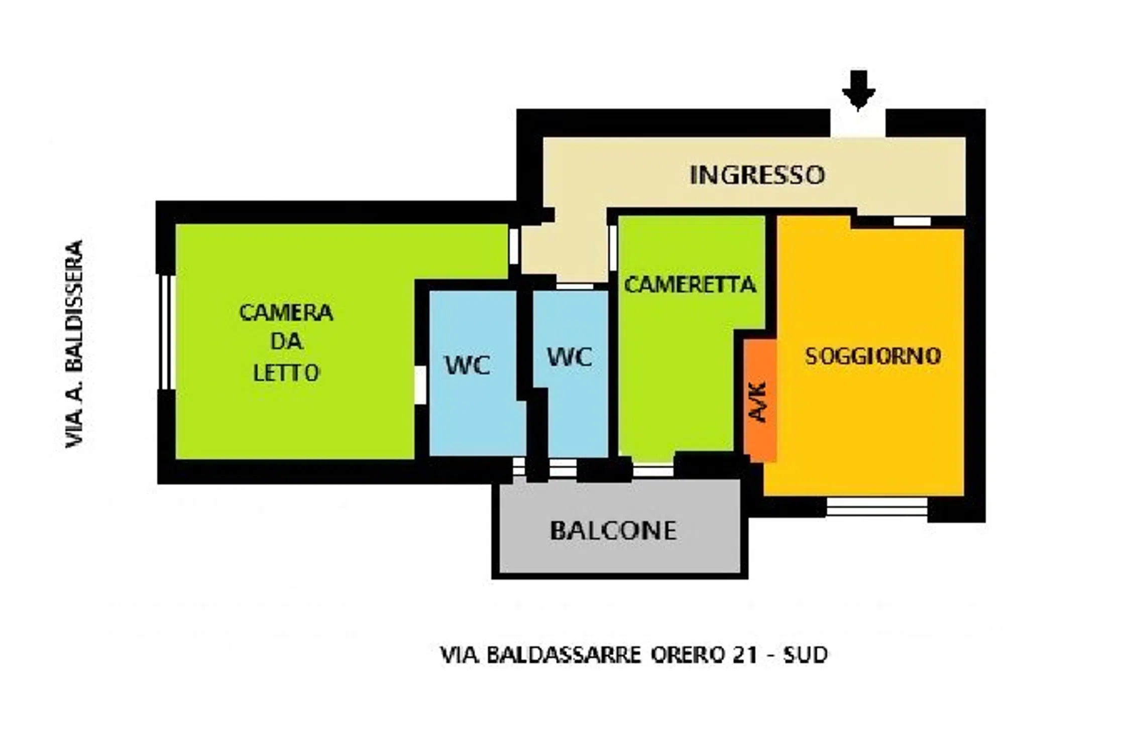 Trilocale in via Baldassarre Orero, 21 - Photo 1
