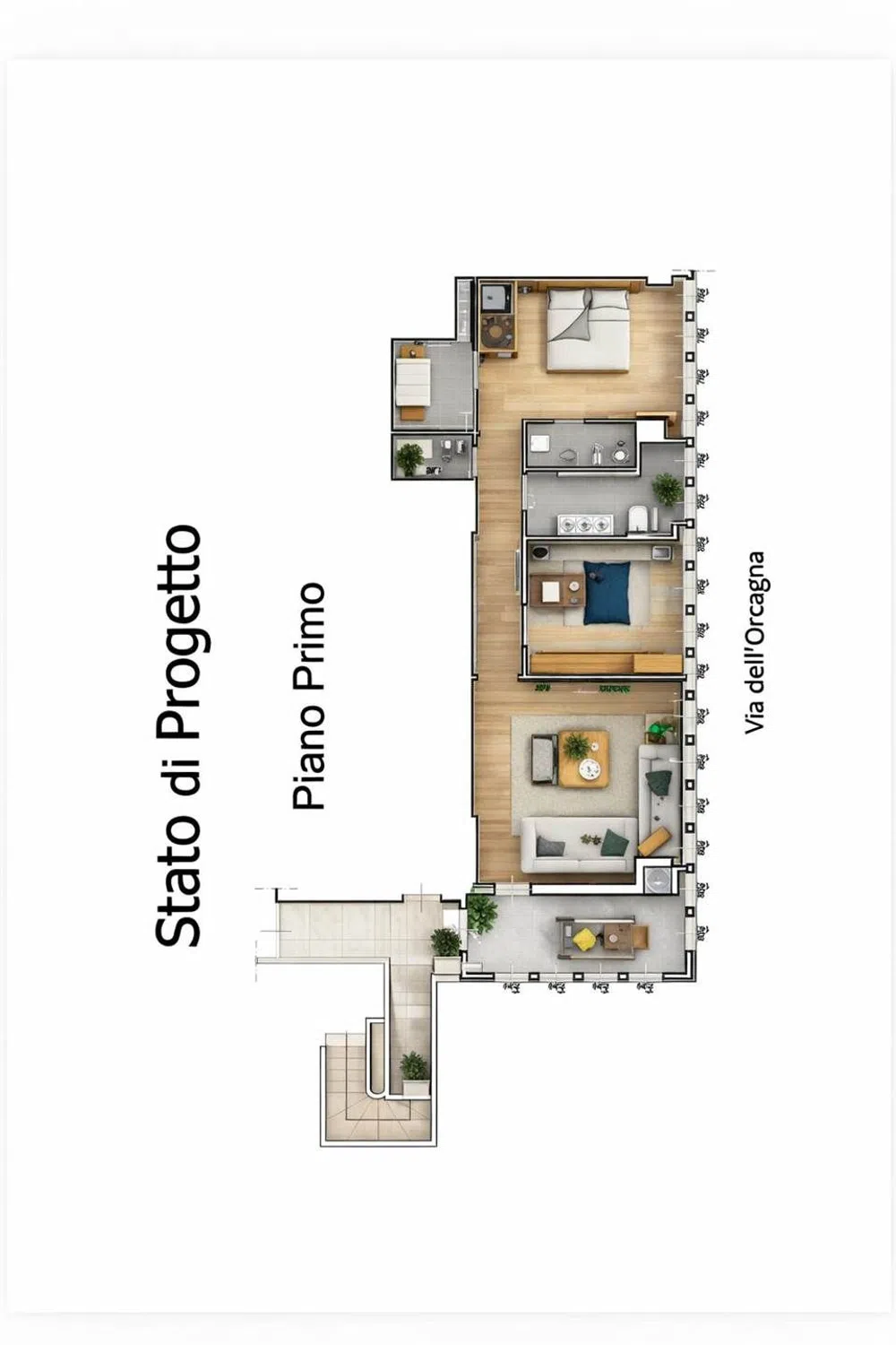 Quadrilocale in via Orcagna - Photo 2