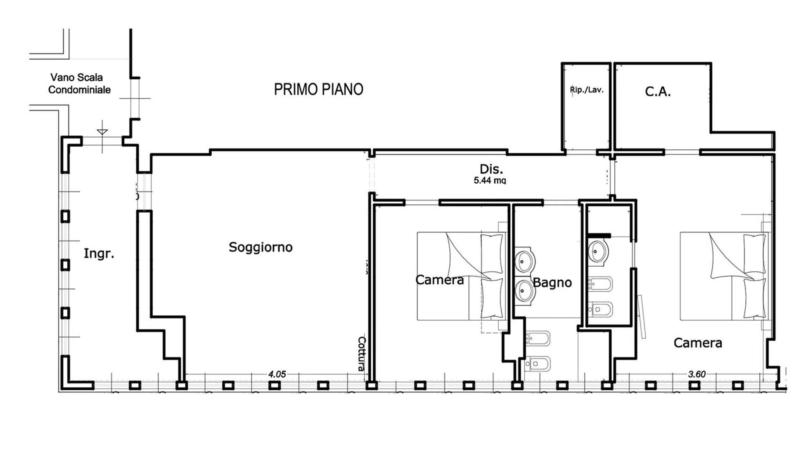 Quadrilocale in Quartiere Beccaria - Piagentina - Photo 17