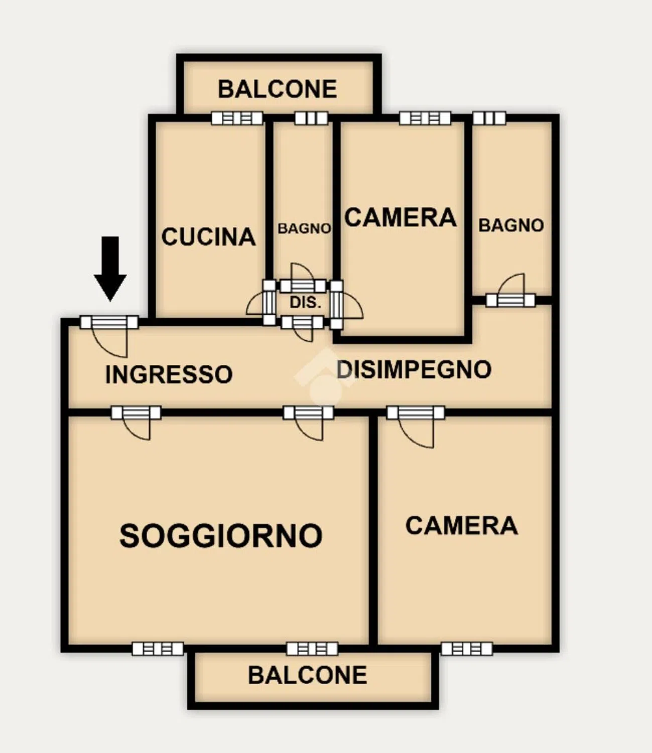 Quadrilocale in via Luisa Battistotti Sassi, 14 - Photo 5