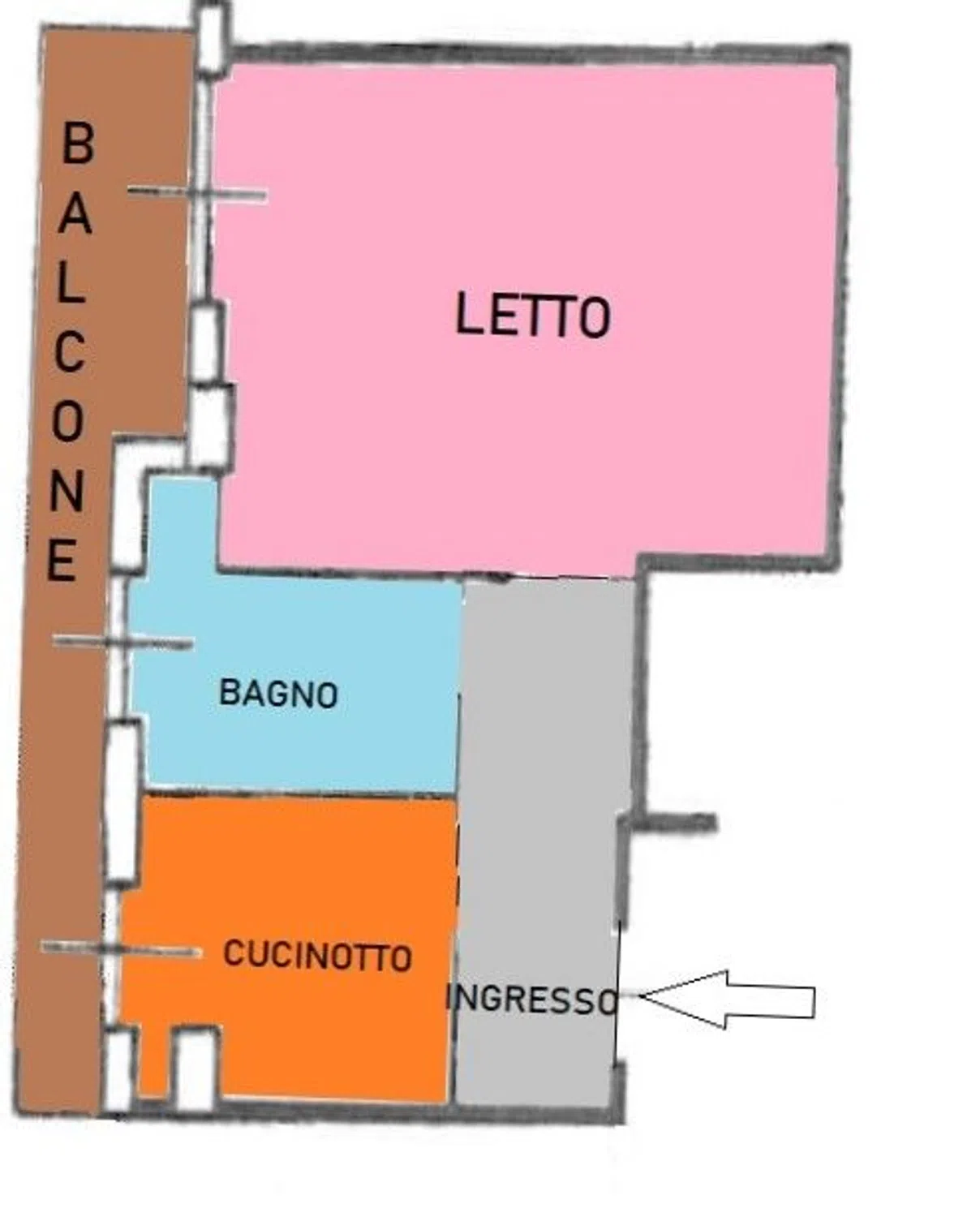 Monolocale in via Luigi Vittorio Bertarelli, 143 - Photo 11