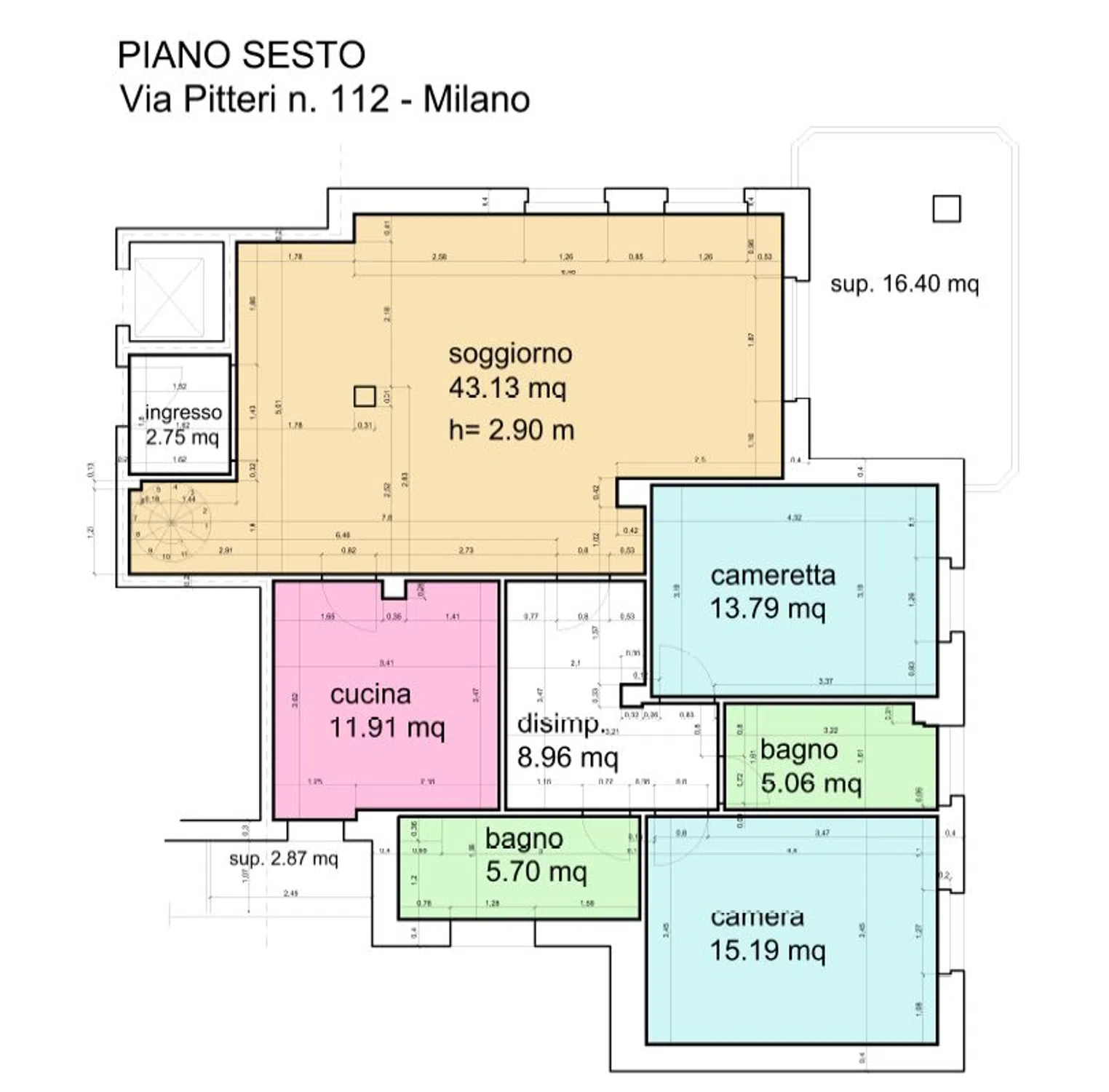 Trilocale in via Riccardo Pitteri, 112 - Photo 20