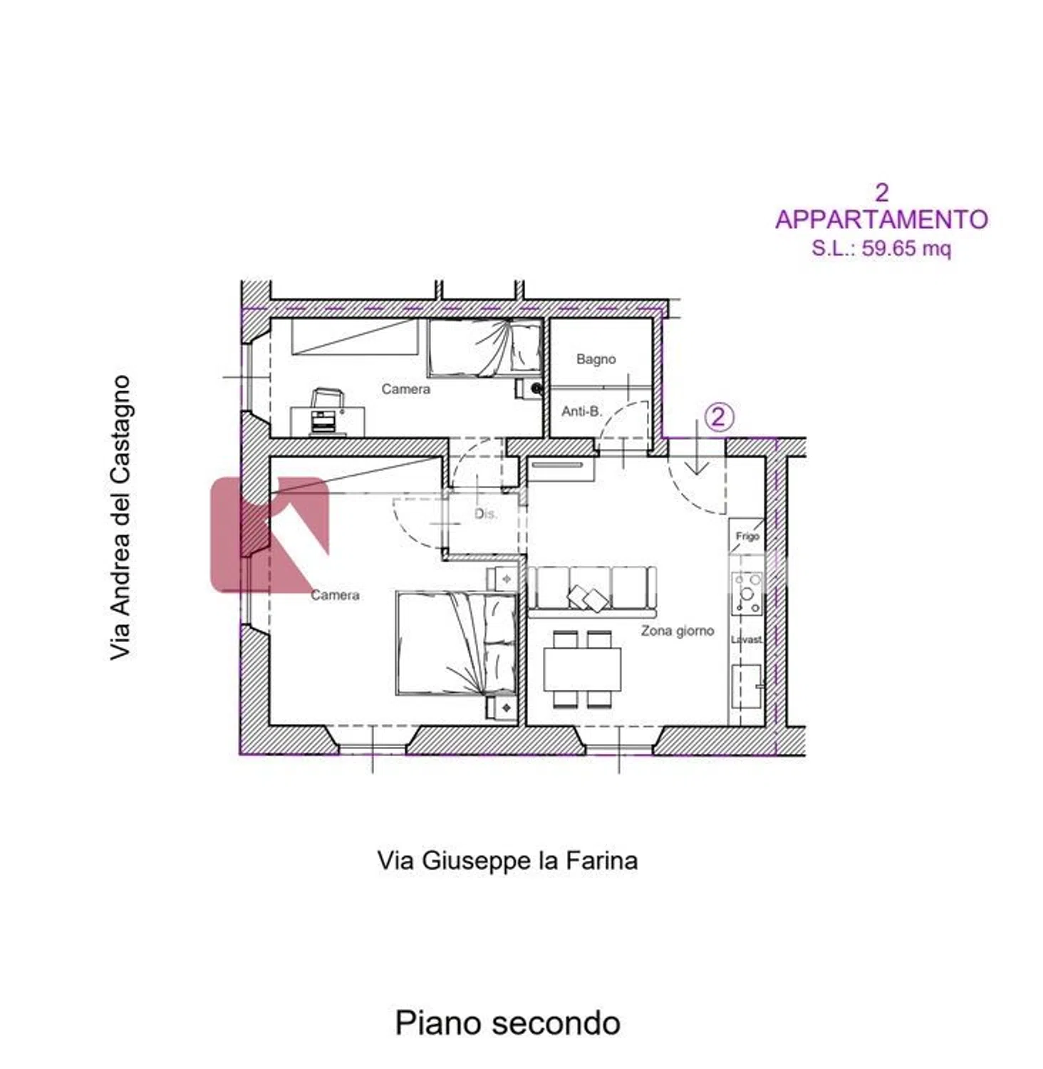 Trilocale in via Giambologna s.n.c. - Photo 7