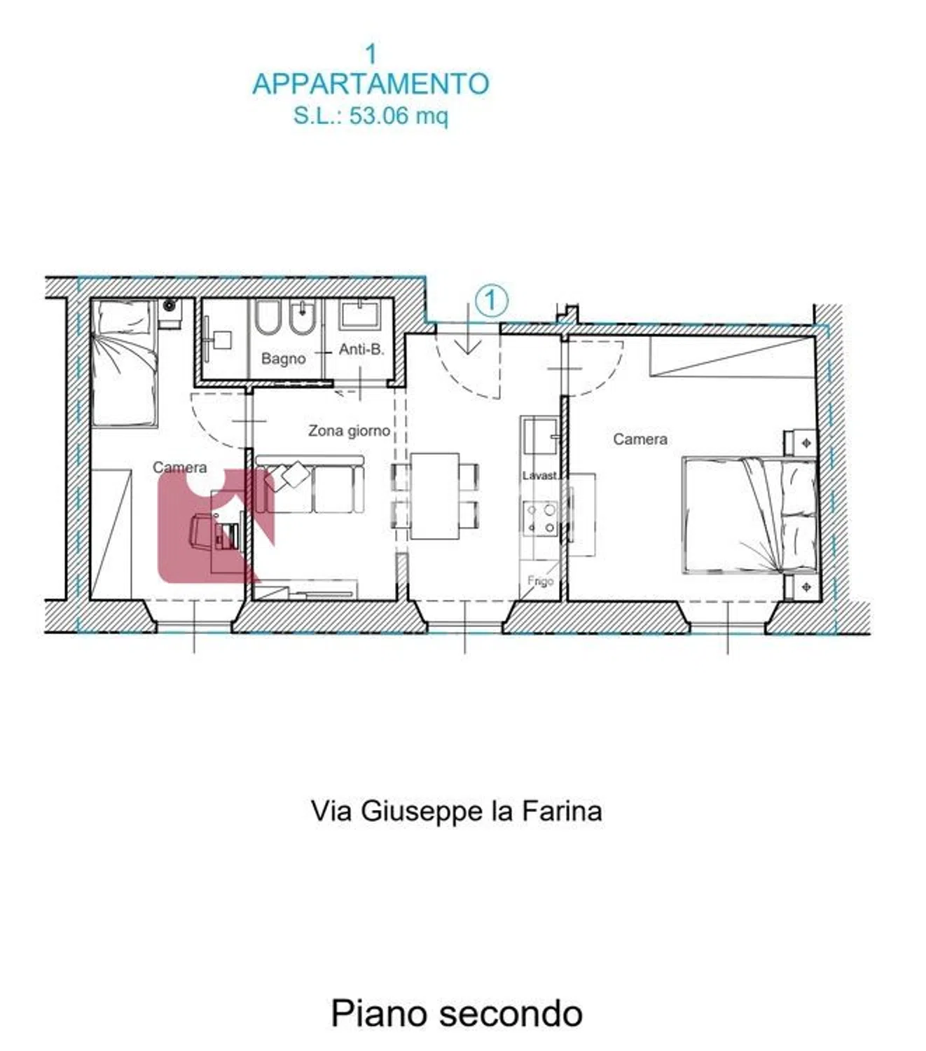 Trilocale in via Francesco Domenico Guerrazzi s.n.c. - Photo 7