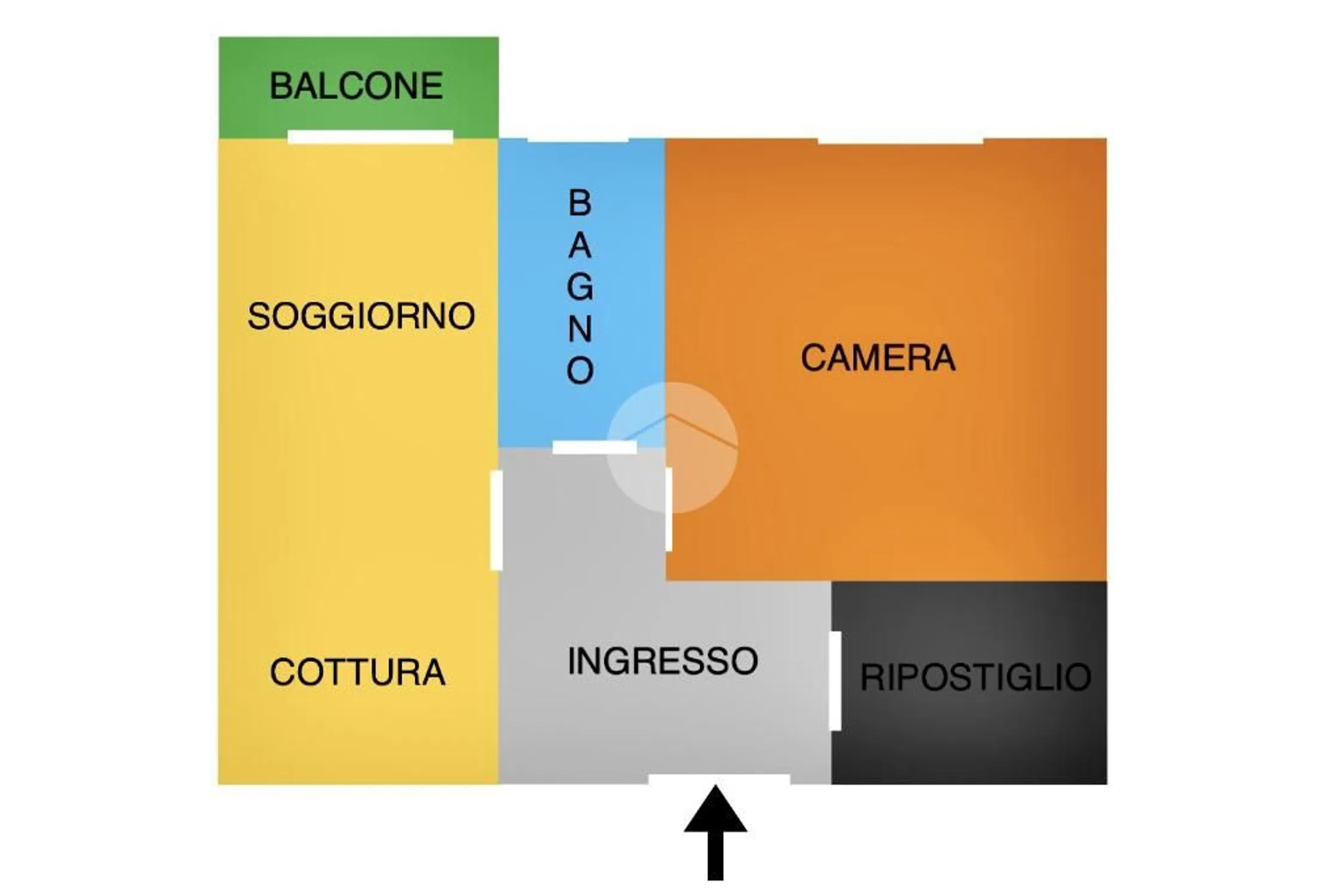 Bilocale in via Castelfidardo, 13 - Photo 12