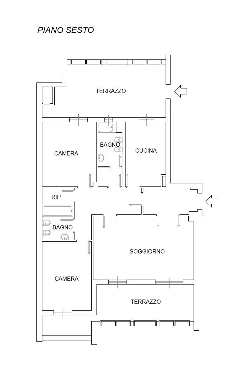 Trilocale in via Fratelli Fraschini, 7 - Photo 17