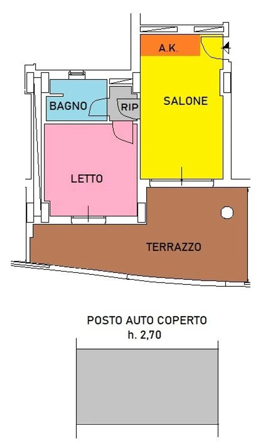 Bilocale in viale Giorgio Cingoli, 11 - Photo 19