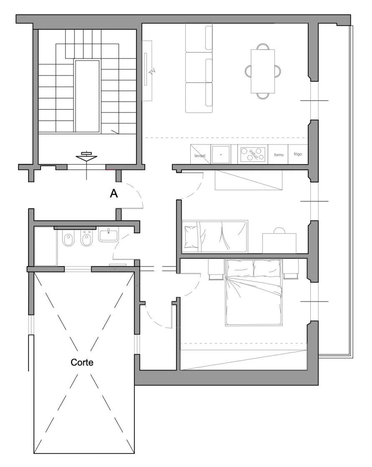 Trilocale in Quartiere Campo di Marte - Stadio - Photo 15