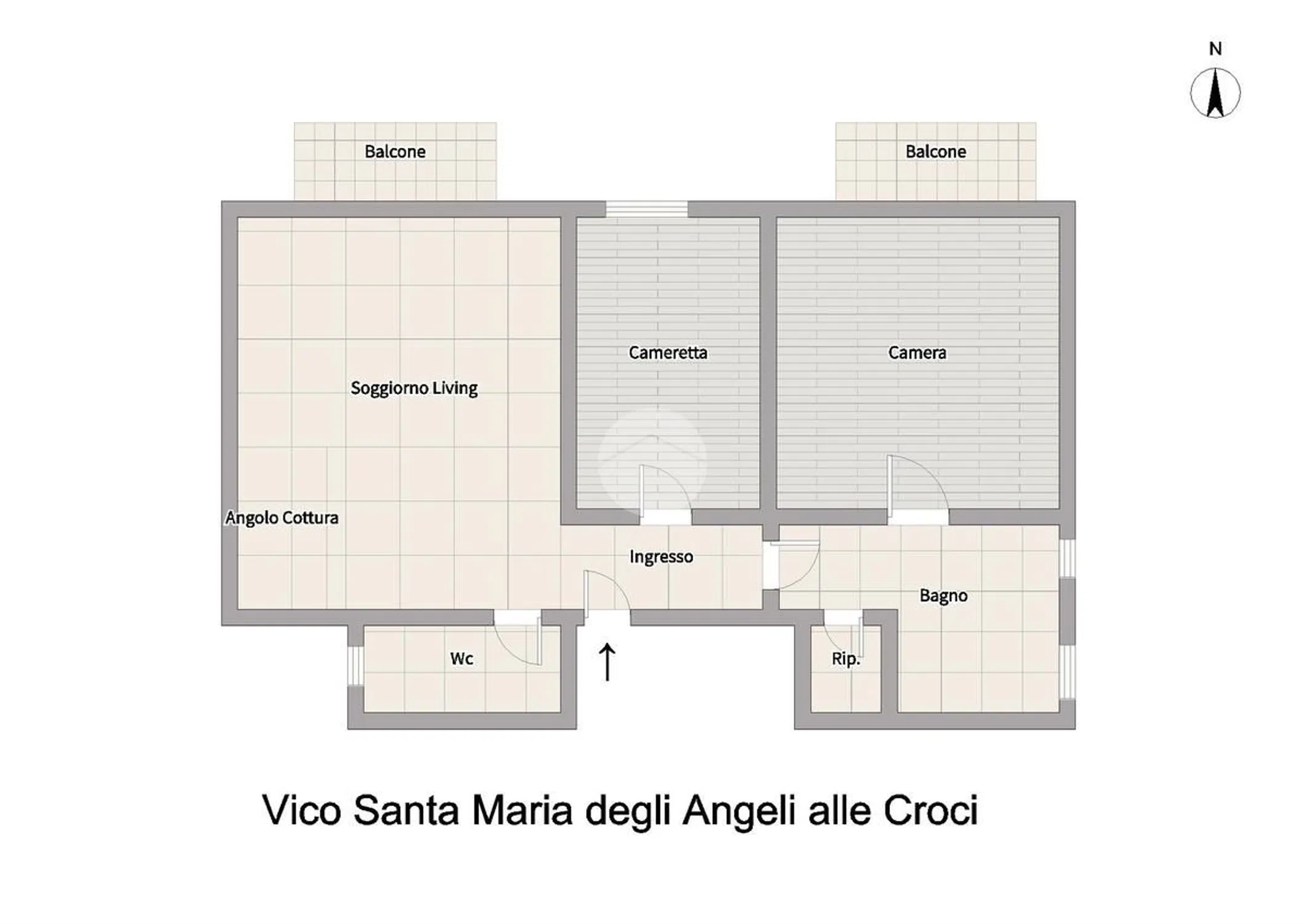 Trilocale in vico Santa Maria Degli Angeli alle Croci s.n.c. - Photo 17