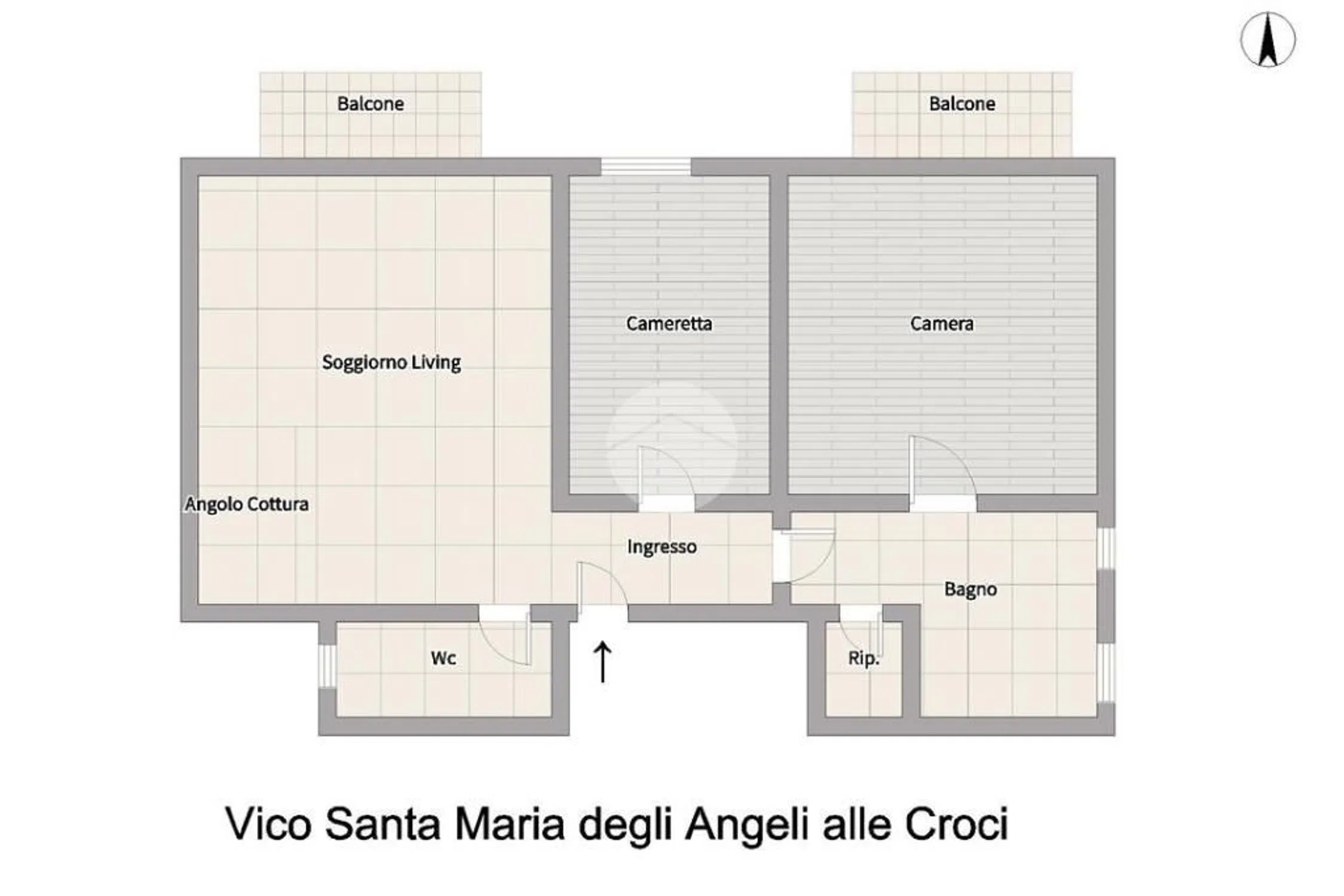 Trilocale in vico Santa Maria Degli Angeli alle Croci s.n.c. - Photo 18
