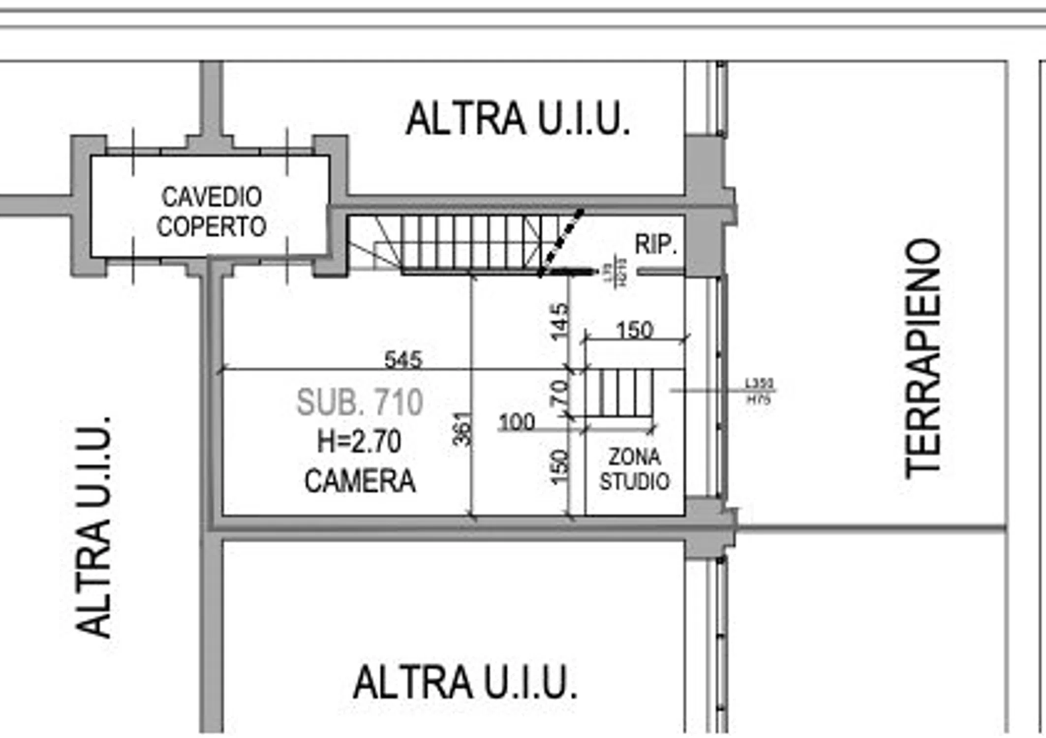 Appartamento su due piani in via Enrico Cosenz, 13 - Photo 17
