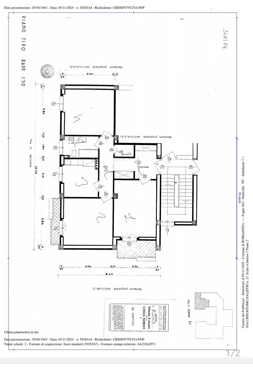 Quadrilocale in via Salistri Crisostomo, 21 - Photo 7
