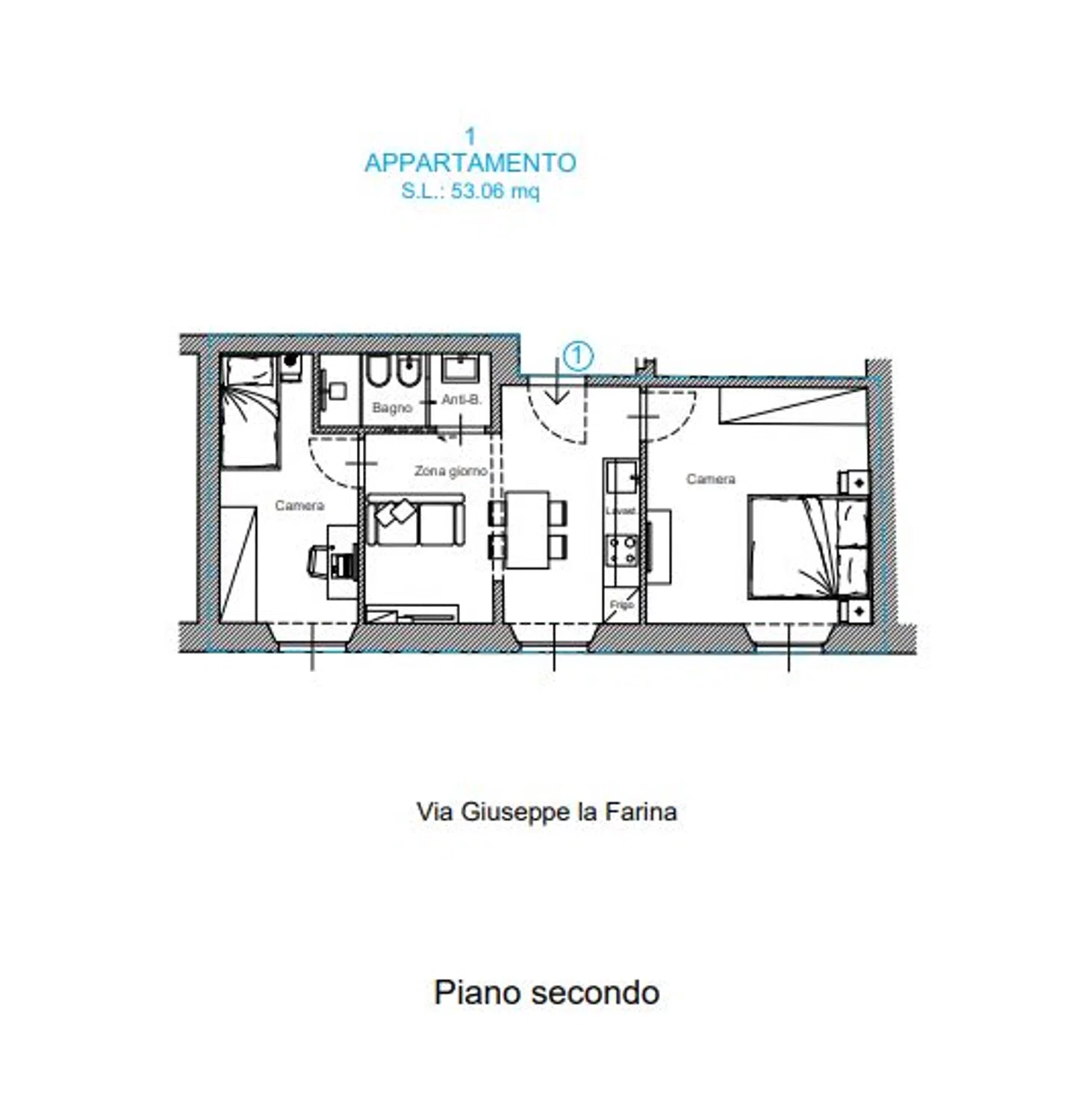 Trilocale in via Giuseppe la Farina s.n.c. - Photo 11