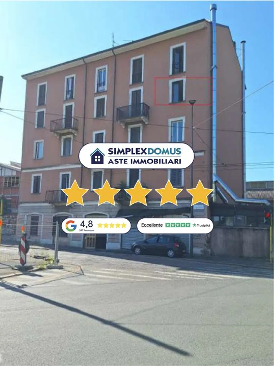 Trilocale in via Enrico Cosenz