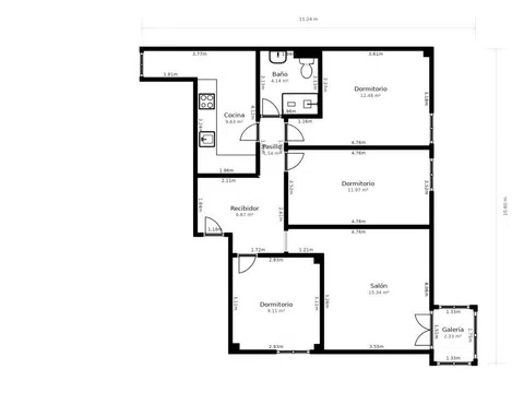 Flat in CL General Prim - Photo 18