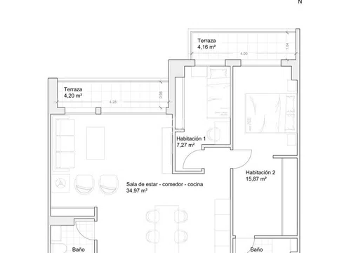 Flat in calle San Anastasio - Photo 14