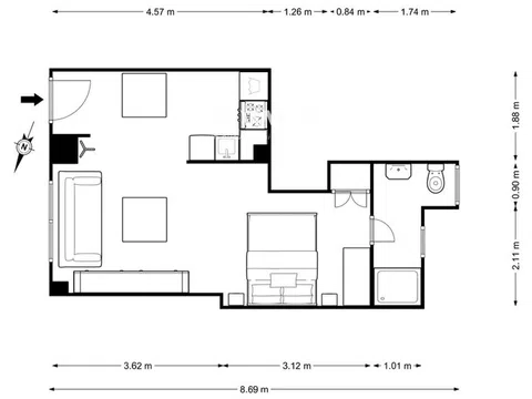 Studio in calle de Cebreros - Photo 18